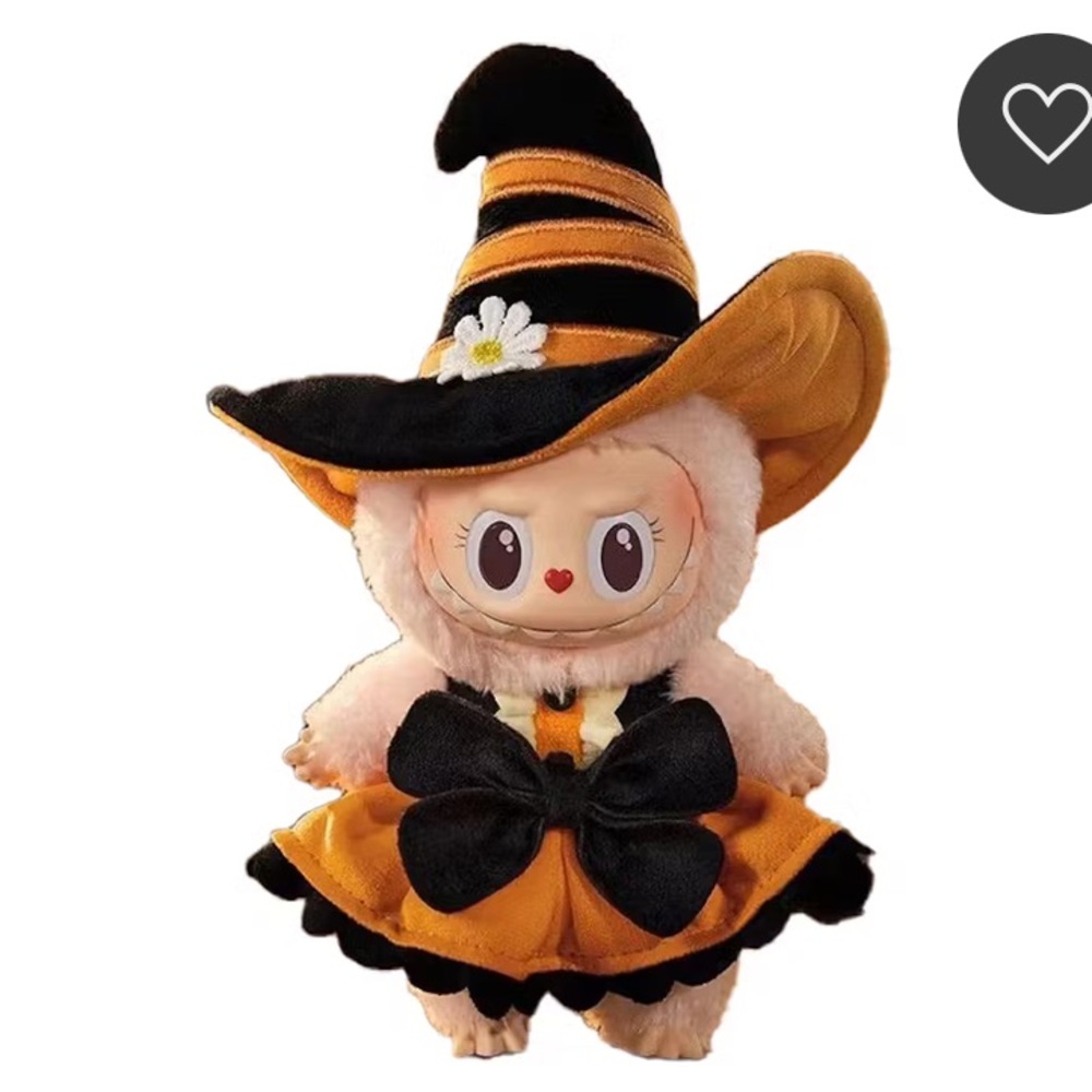 Pop Mart Labubu Magic of Pumpkin Mokoko (Pop Land Exclusive) Vinyl Plush Pendant